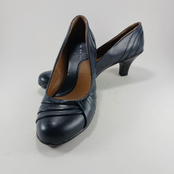Solos Women's 7.5M Blue 2-inch Pumps/Heels...................................... - Picture 4 of 15